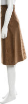 Thumbnail for your product : Saint Laurent Wool Jacquard Skirt