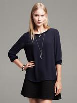 Thumbnail for your product : Banana Republic Mixed-Media Pullover