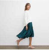 Thumbnail for your product : Club Monaco Pleated Flounce Midi Skirt
