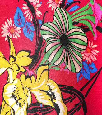 Etro Floral printed silk blouse