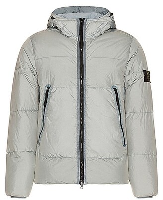 Stone Island Real Down Jacket in Grey