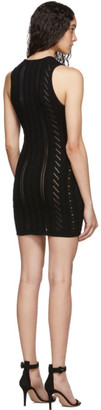 DSQUARED2 Black Lace-Up Short Dress