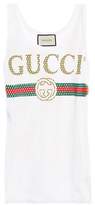 Gucci Top en résille imprimée 