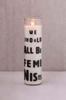 Thumbnail for your product : Urban Outfitters We Should All Be Feminists Glass Pillar Candle