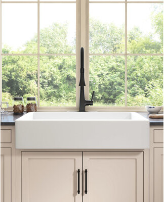 Ivy Bronx Pull Down Faucet For Kitchen Matte Black Stainless Steel Rust- Surface Treatment 360 Rotating Nozzle Easy Water Supply Repellent Surface