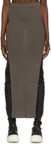 Thumbnail for your product : Rick Owens Gray Wool Skirt