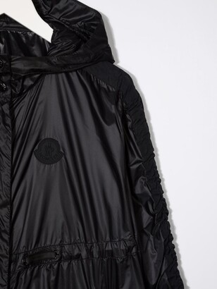 Moncler Enfant Hooded Shell Raincoat