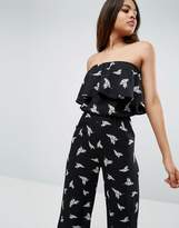 Thumbnail for your product : Oh My Love Tall Bandeau Jumpsuit With Frill Overlay