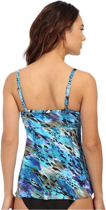 Miraclesuit Blue Attitude Roswell Tankini Top
