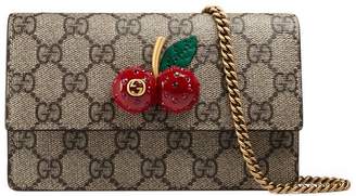 Gucci GG Supreme mini bag with cherries