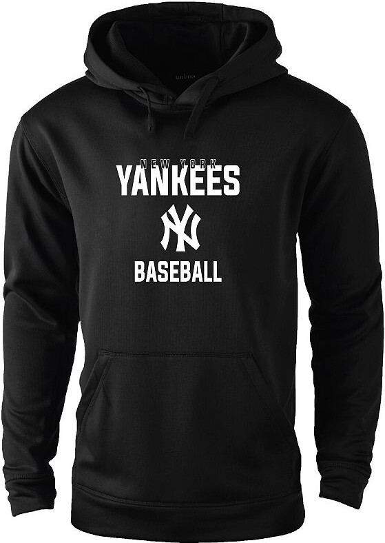 Men's Dunbrooke Black New York Yankees Champion Pullover Hoodie