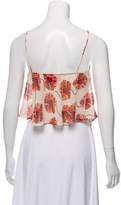 Thumbnail for your product : Otis & Maclain Printed Sleeveless Crop Top