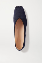 Thumbnail for your product : The Row Satin Ballet Flats - Navy