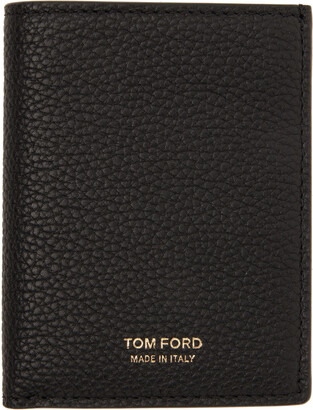 Tom Ford Black Folding Card Holder