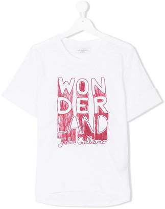 John Galliano TEEN wonder print T-shirt