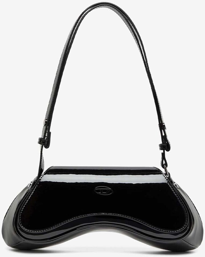 Diesel Play Patent Leather Shoulder Bag