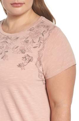 Lucky Brand Floral Graphic Tee