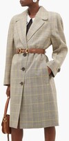 Thumbnail for your product : Miu Miu Prince Of Wales-check Virgin Wool Coat