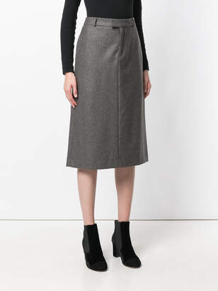 A.P.C. tailored A-line skirt