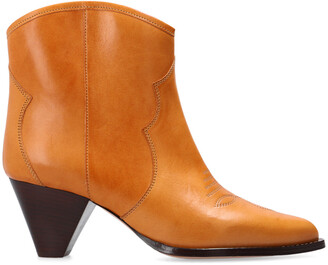 Isabel Marant 'Feminine Santia' Cowboy Boots Women's Brown - ShopStyle