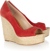 Thumbnail for your product : Paloma Barceló Mallorca suede espadrille wedges