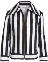 Nina Ricci Striped Cotton And Silk-Blend Twill Jacket