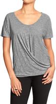 Thumbnail for your product : Old Navy Women's Drape-Front Slub-Knit Tees