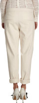 Thumbnail for your product : Isabel Marant Ravena Flat-front Serge Trousers