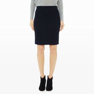 Club Monaco Sillette Cable Sweater Skirt