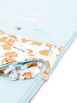 Thumbnail for your product : MOSCHINO BAMBINO Teddy-Bear Print Sleep Bag