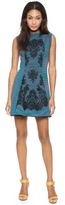 Thumbnail for your product : M Missoni Space Dye Dress with Lace Overlay