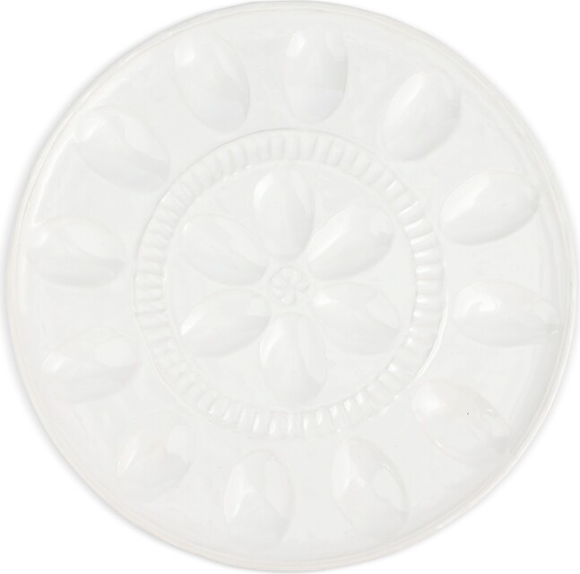 Vietri Pietra Serena Deviled Egg Tray