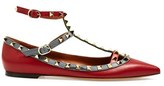 Thumbnail for your product : Valentino 'Rockstud - Italian Pop' Cage Flat (Women)
