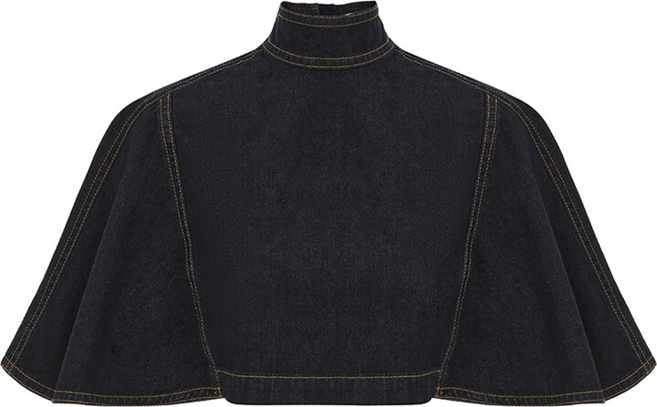 Zimmermann Hypnotic Denim Capelet