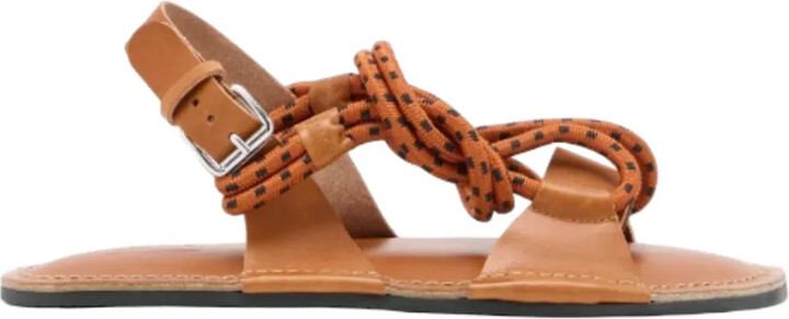 Plan C Braided Strap Sandals