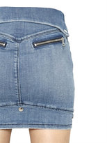 Thumbnail for your product : RtA Stretch Cotton Denim Skirt W/ Zip Front