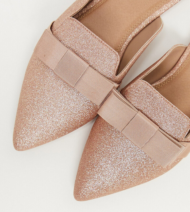 glitter wide width shoes