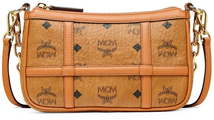 MCM Mini Vintage Jacquard Shoulder Bag - ShopStyle