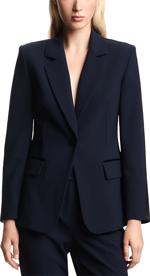 Emporio Armani Satin Trim Blazer