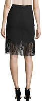 Thumbnail for your product : Maje Fringed Midi Skirt