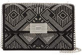 Thumbnail for your product : Ralph Lauren Geometric Beaded Suede Chain Shoulder Bag