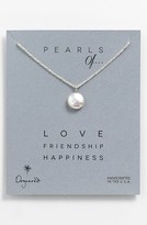 Thumbnail for your product : Dogeared 'Pearls of...' Boxed Coin Pearl Pendant Necklace
