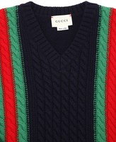 Thumbnail for your product : Gucci Wool Cable Knit Sweater