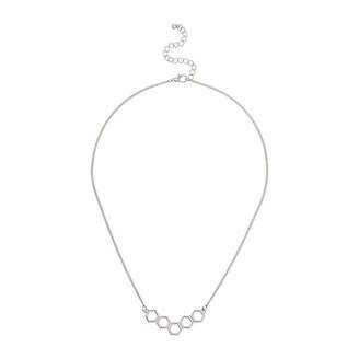 Mikey Diamond Design Link Necklace
