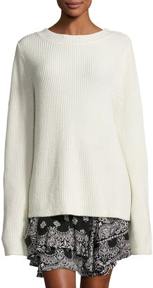 A.L.C. Markell Ribbed Wool & Cashmere Sweater