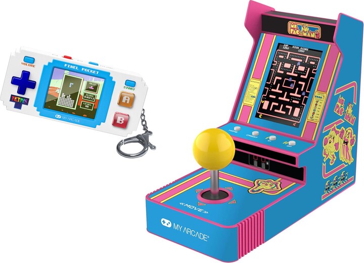 My Arcade Joystick Retro Arcade Machine w/ Mini Pixel Handheld