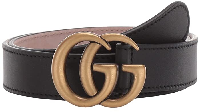 children's leather double g belt