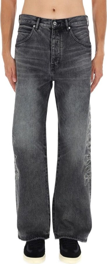 Purple Brand Gothic Wordmark Jeans