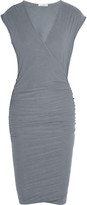 Thumbnail for your product : James Perse Wrap-effect stretch-cotton dress