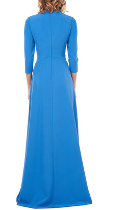 Kay Unger Hannah Stretch Crepe Gown
